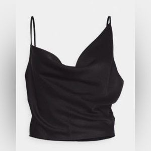 Abercrombie & Fitch Asymmetrical Cowl Neck Tank NWT